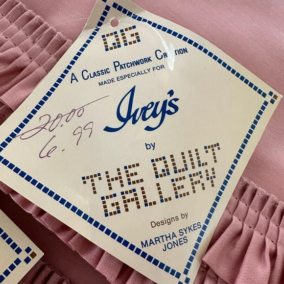 NWT Vintage Set of 6 Pink Mauve Quilted Kitchen Placemats Country Farmhouse New - Picture 6 of 8